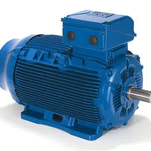 WEG Three Phase Electric Motor, 0.12kW, 0.16HP, IE2, Foot Mounted (B3) 3000 RPM (2 Pole), 63 Frame, Cast Iron Body