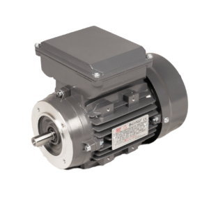 TEC Single Phase Electric Motor, 1.5KW, (2HP), Flange Mounted(B14), 3000rpm(2 pole), IE1 efficiency, 90S Frame, Aluminium Body