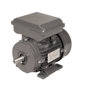 TEC Single Phase Electric Motor, 1.5KW, (2HP), Foot Mounted(B3), 1500rpm(4 pole), IE1 efficiency, 90L Frame, Aluminium Body