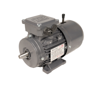 TEC Three Phase Electric Brake Motor, 0.18KW, (1/4HP), Foot Mounted(B3), 3000rpm(2 pole), IE1 efficiency, 63 Frame, Aluminium Body