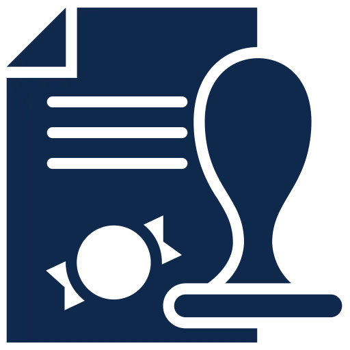 company-seal-founded Company Seal Icon