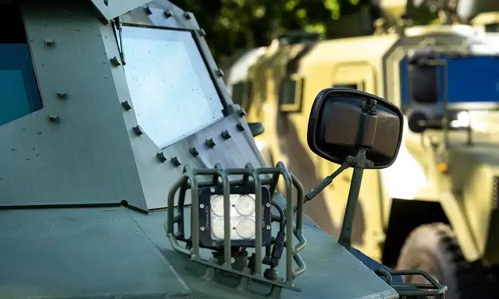 military-armored-suv-green-color